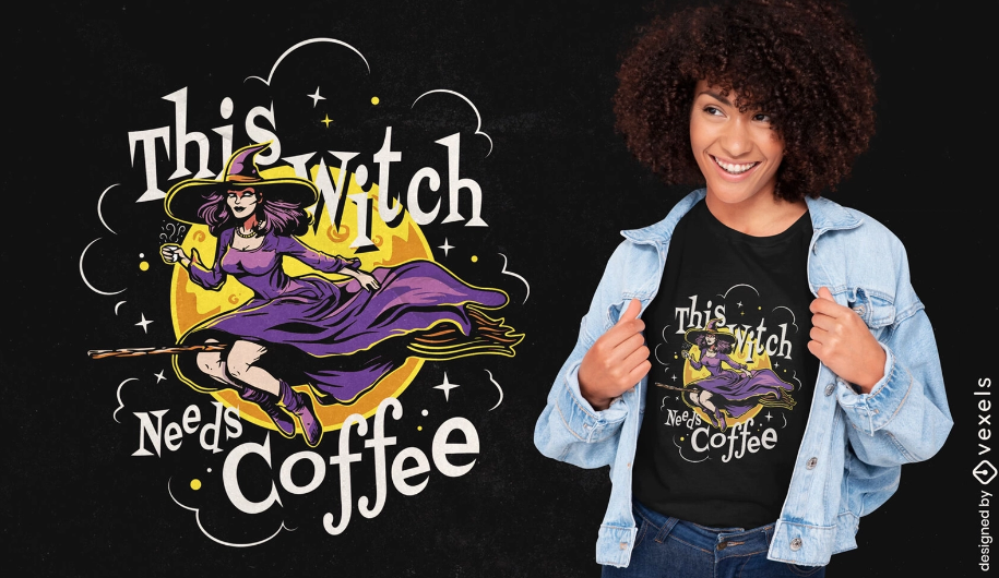 with on a broom shirt